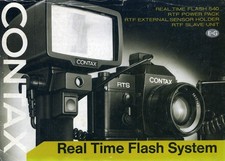 Contax Real Time Flash 540 System  Instruction Manual