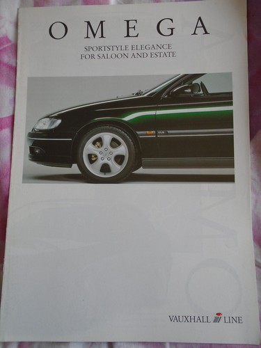 Vauxhall omega iline - iline, brochure