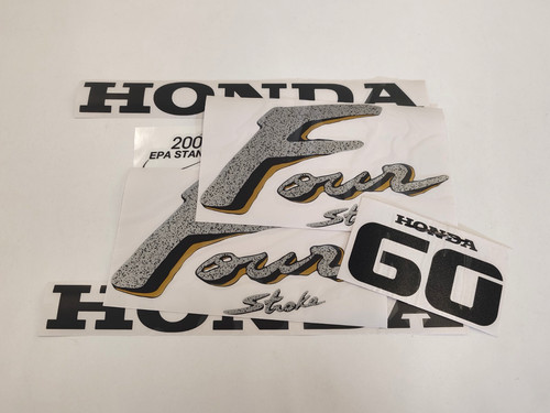 Honda 60hp gold decal set - /, 60