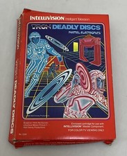 TRON DEADLY DISCS BOXED WITH MANUAL AND INLAYS INTELLIVISION