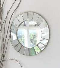 Silver Ornate Art Deco Round