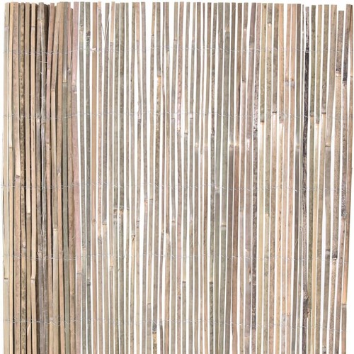 Natural bamboo slat garden - 4m,