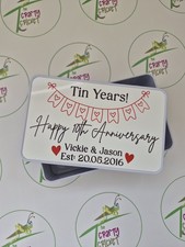 Personalised tin years - personalised,