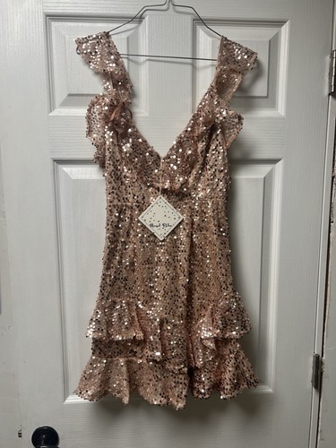 Angel biba rose - rose, sequin