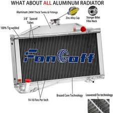 2 Row Aluminum Radiator Fit