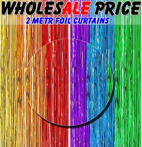 Foil fringe tinsel - 2m-3m,
