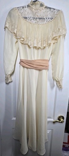Vtg romantic victorian dress - vtg,
