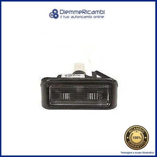 Black body license plate light - black,