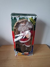 Vintage Music Dancing Santa