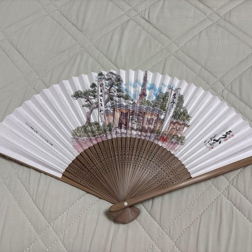 Folding sensu fan tofu shop - sensu,