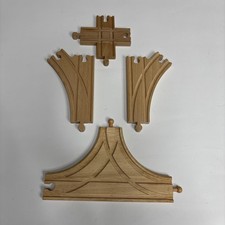 Wooden Train Splitter Junction