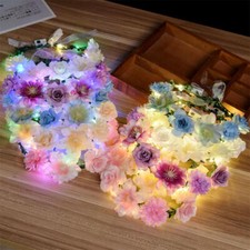 Glow Flower Headband LED Light
