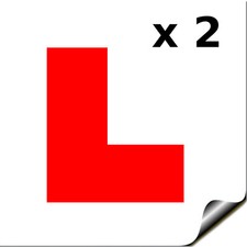 2 x Self Adhesive L Plates