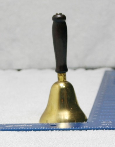 Vintage brass bronze wood - brass,