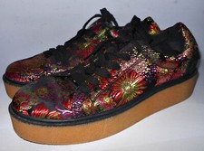 NEW LOOK Oriental Floral Embroidered Platform Shoes  UK 5 38