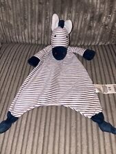 Marks & Spencer Zebra Soft Toy Blanket Soother Comforter 07950513 Freshly Washed
