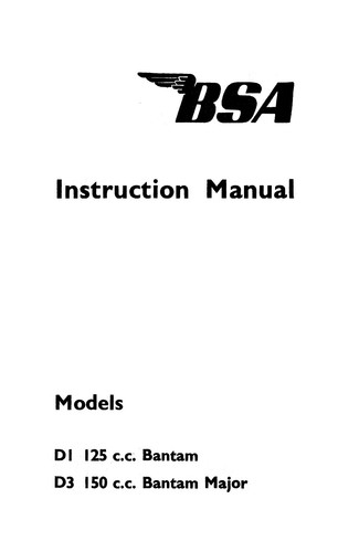 Bsa bantam d3 - (0419),