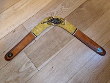 Murra Wolka Creations Hand Painted Australian Aboriginal Boomerang 20"