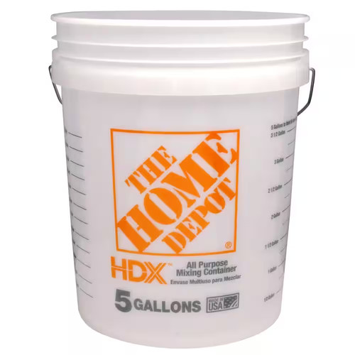 Gallon natural paint bucket - natural,