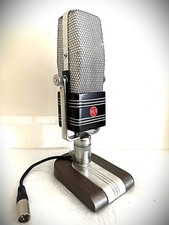 Fully-functional reproduced "RCA 44 Style" Ribbon Microphone w/stand - Limited!