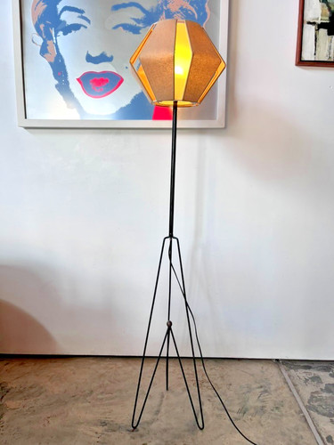 Vintage atomic floor lamp - lamp, by