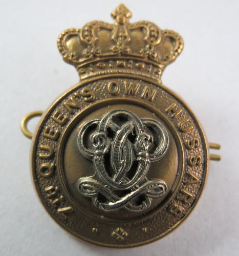 Military qvc metal badge - qvc, bi-metal