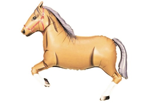 Brown horse cowboy - horse, themed