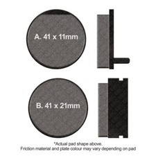 EBC Motorcycle Brake Pads DMX