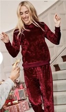 Avon Red Velour Straight Leg