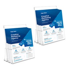 2 Pack A5 Clear Perspex