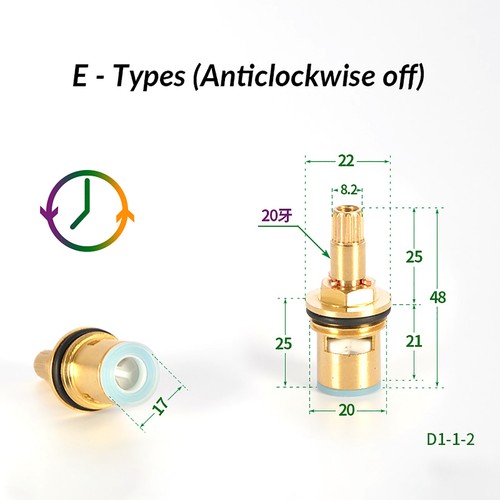 Replacement tap valves - valves, ceramic