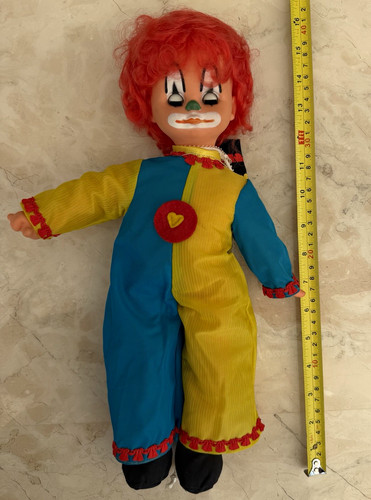 Cloth clown boy - boy, doll