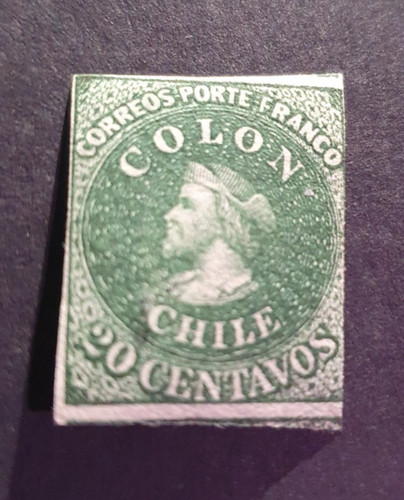 Sl877 chile 1861 20c - -2, ,