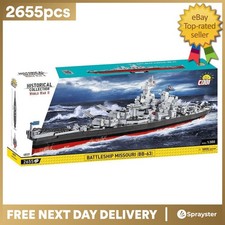 COBI-4837 HC WWII Missouri Battleship "Mighty Mo" 2655Pcs