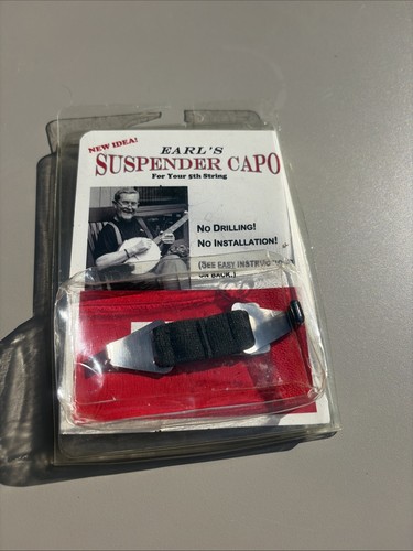 Earls banjo suspender - suspender, capo