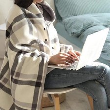 UK Wheelchair Warm Legs Wheelchair Cover Scarf Flannel Blanket Nap Blanket Shawl