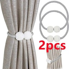 2X Magnetic Curtain Tie Backs