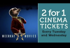 Meerkat Movies 2 For 1 Cinema Discount Tues or Weds ODEON VUE Cineworld