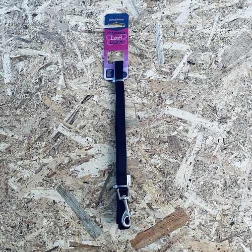Doodlebone dog lead black - dog,