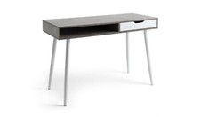 Habitat Concrete Style Office Desk - Grey