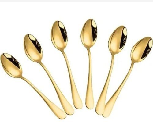Pure brass espresso spoons - pure, 6