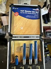 4PC TCT KITCHEN ROUTER WORKTOP BIT SET TOOLS KIT CUTTER LAMINATE WORKTOP BN