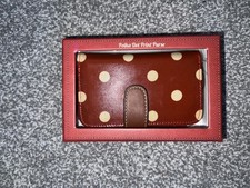 Cora Taylor Polka Dot Purse Red & White New #14