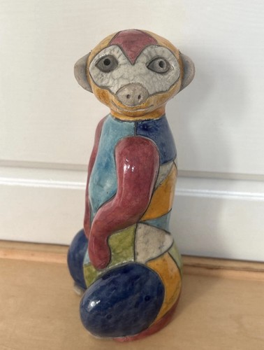 Vintage raku pottery handmade - raku,