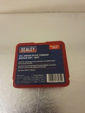 Sealey Oil Drain Plug Thread Repair Kit - M17 Keys Sump Plugs DIY Tools Garage