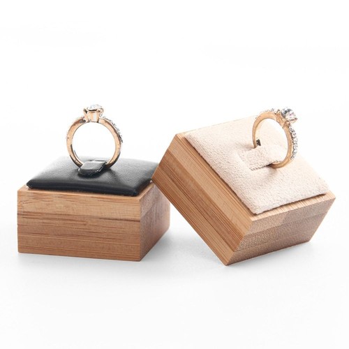 Wooden ring display stand - ring,
