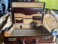 Vintage Burgundy Faux Leather