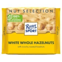 Ritter sport white - white, whole