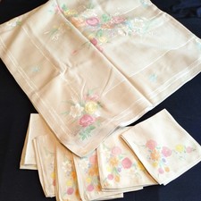 VINTAGE WOVEN SILKY  SQUARE