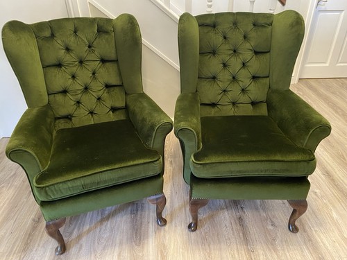 Chesterfield high back chairs - back,